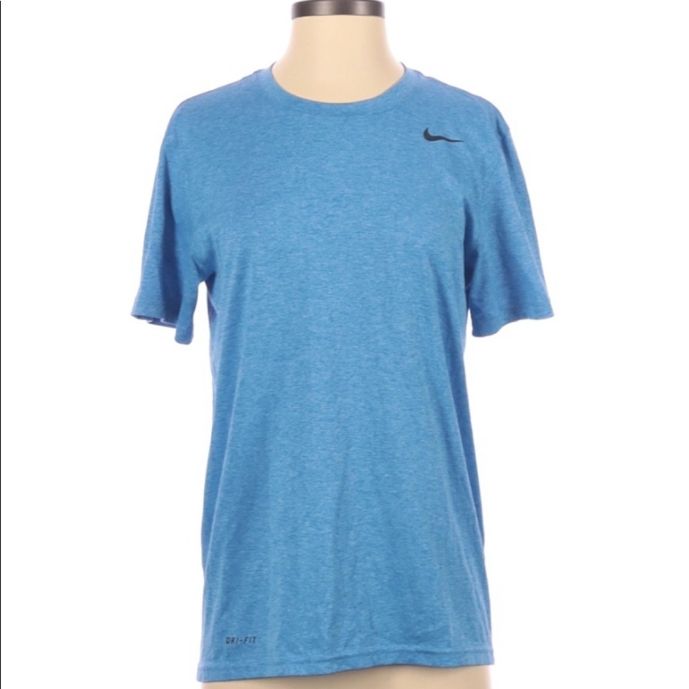 Nike Dri fit small blue athleisure gym/fitness top